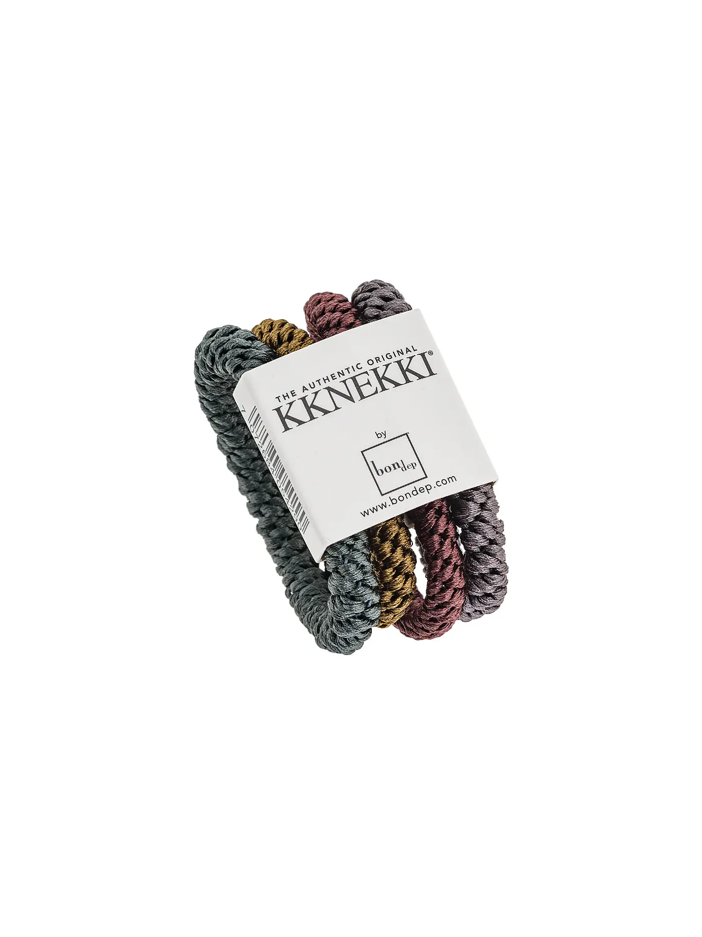 KKNEKKI | Haargummi 4er Pkg BUNDLE 40 | silber
